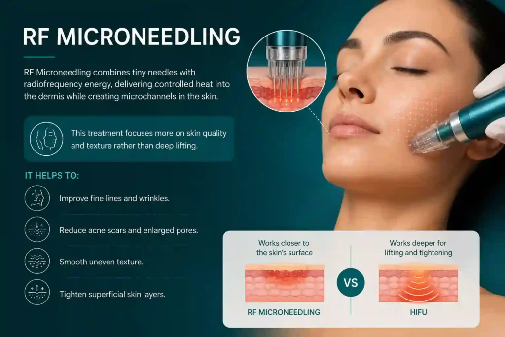 What Does RF Microneedling Do That HIFU Alone Cannot West Bridgford